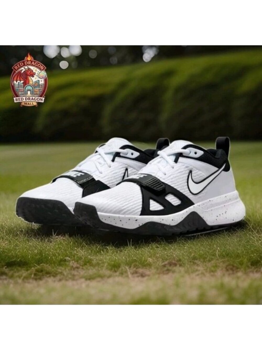 Nike Air Zoom Diamond Elite White Turf Baseball Shoes DZ0503-103 - Men's Sz 13.5